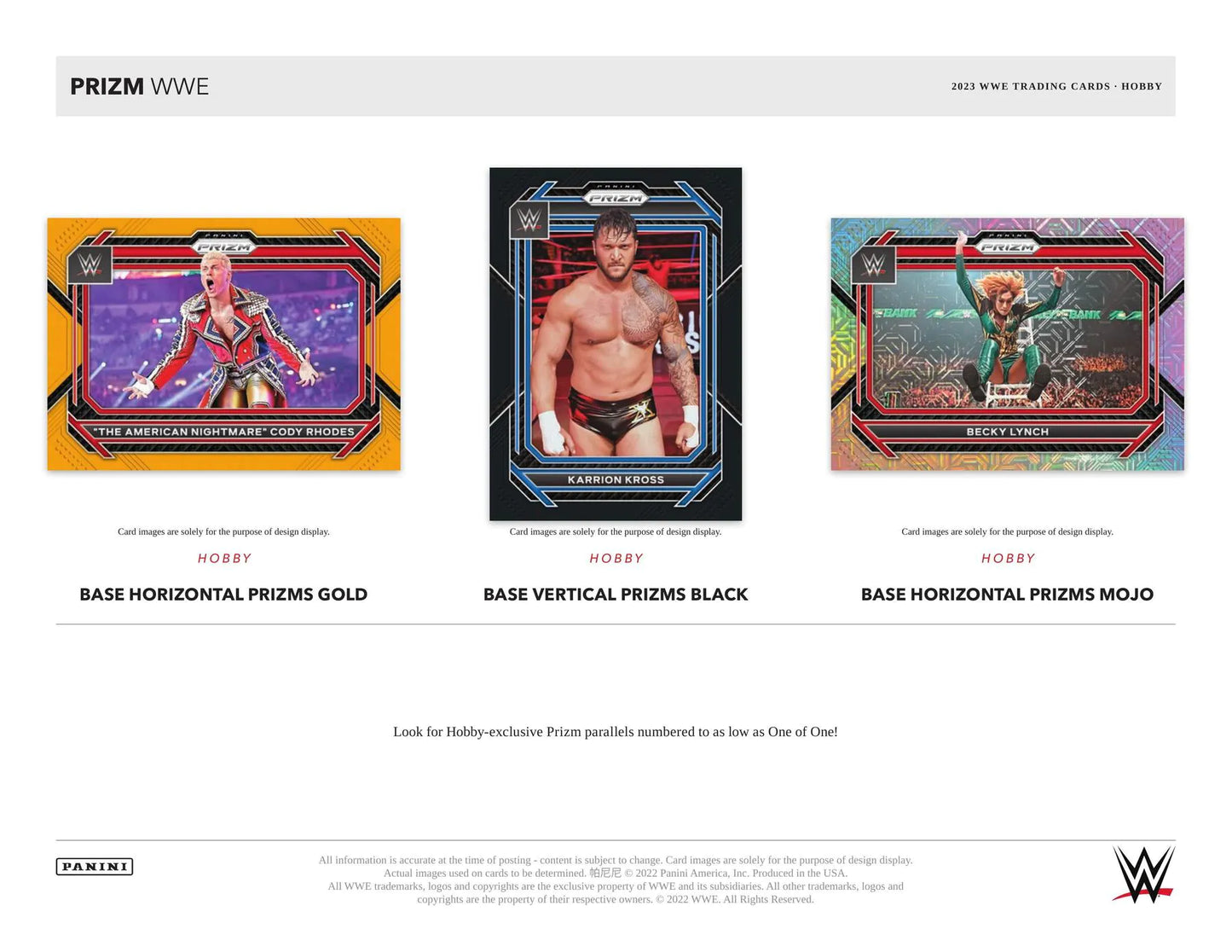 2023 WWE PRIZM