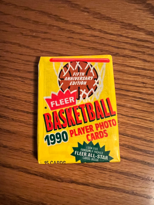 1990 Fleer Basketball packs