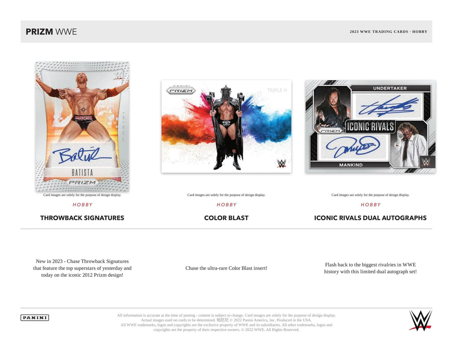 2023 WWE PRIZM